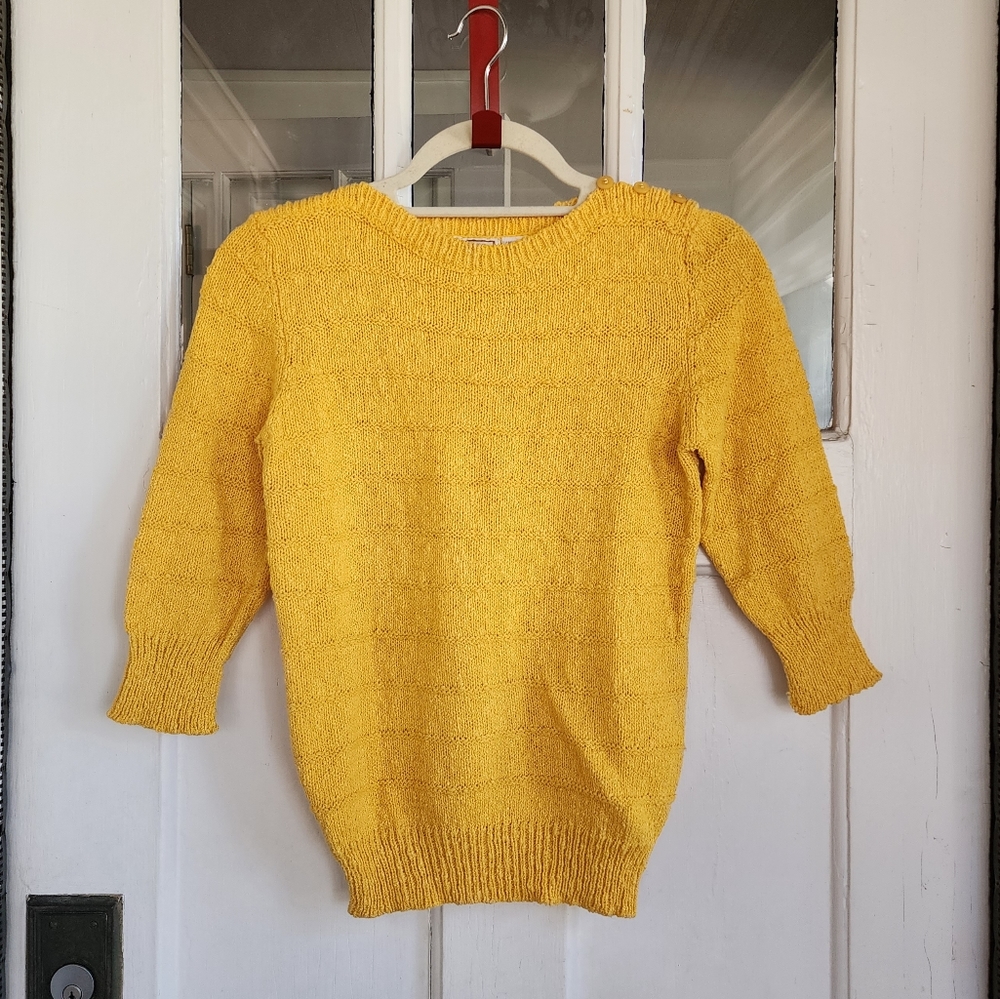 Vintage S.M.L Sport LTD Knit Sweater, Sz S